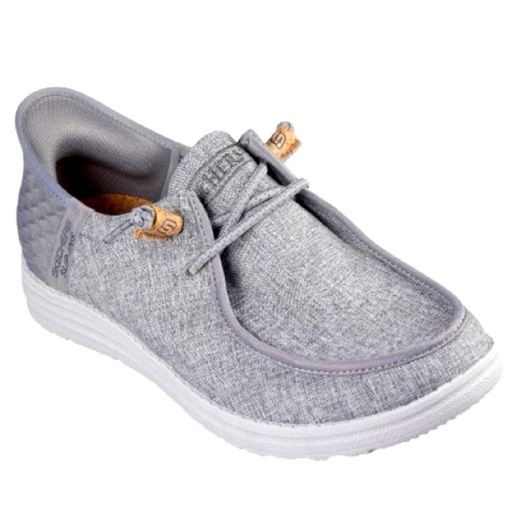 Skechers Gray Loafers & Slip-Ons